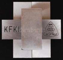 Klasszikus 6 elemes fém ördöglakat "KFKI" (MTA) jelzéssel, dobozban