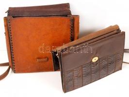 Kígyóbőr kézi táska, jó állapotban, 18×23 cm