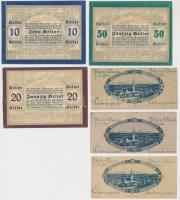 Német Birodalom / Weimari Köztársaság / Wippenham, Schwanenstadt 1920. 6xklf városi szükségpénz T:I,...