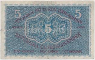 Csehszlovákia 1919. 5K T:III
Czechoslovakia 1919. 5 Korun C:F