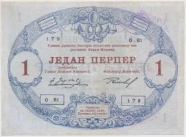 Montenegró 1914. 1P T:III Montenegro 1914. 1 Perper C:F