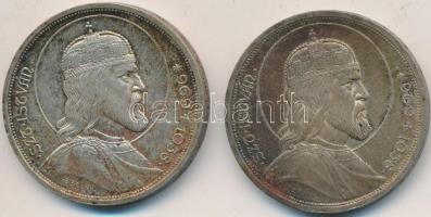 1938. 5P Ag "Szent István" (2x) T:2-
Adamo P8.1