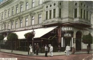 Arad, Hungária kávéház. Bloch H. kiadása / cafe (Rb)