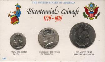 USA 1976. 25c, 1/2$ "1776-1976 Bicentennial" T:1 eredeti díszcsomagolásban