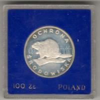 Lengyelország 1978. 100Zl "Hód" T:PP eredeti plasztiktokban