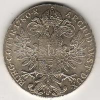 Ausztria 1780. Thaler Ag Maria Theresia újveret T:1/2