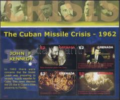 Kennedy és a "Kubai válság" kisív, Kennedy and the Cuban Missile Crisis mini sheet