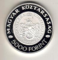 2005. 5000Ft Ag "Bocskai István" T:PP Csak 5000db! Ismertető + tanúsítvány!