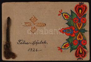 1926 Tátraszéplak, családi fotóalbum, 26 db kisméretű fotóval