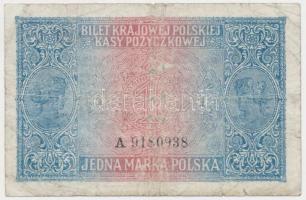 Lengyelország / német megszállás 1917. 1M T:III-
Poland / German occupation 1917. 1 Mark C:VG