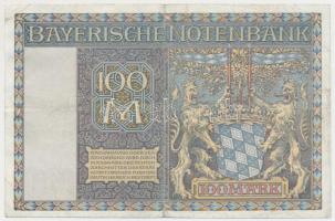 Német Birodalom / Weimari Köztársaság / München / Bayerische Notenbank 1922. 100M T:III
Germany-Weim...