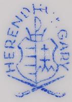 Herendi Viktória mintás tálka, kézzel festett, jelzett, hibátlan, 11x7 cm