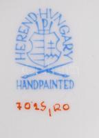 Herendi Rothschild váza, kézzel festett, hibátlan, jelzett, m:15 cm