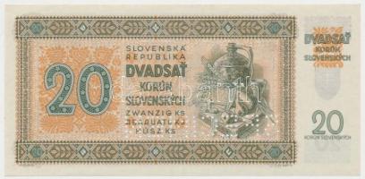 Szlovákia 1942. 20K "SPECIMEN" T:I
Slovakia 1942. 20 Korun "SPECIMEN" C:UNC