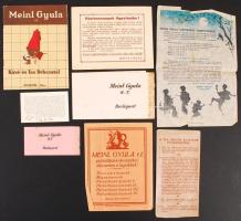 cca 1910-1920 Meinl Gyula (Julius Meinl) Rt. ismertető füzete és reklámanyaga