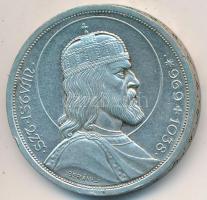 1938. 5P Ag "Szent István" T:2- ph. Adamo P8.1