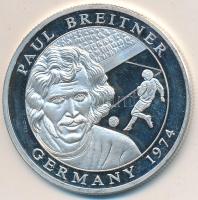 Libéria 2001. 10$ Ag "Paul Breitner - Németország" T:PP
Liberia 2001. 10 Dollars Ag "...