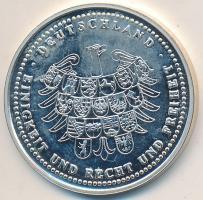 Németország 2005. "Angela Merkel" ezüstözött emlékérem T:BU Germany 2005. "Angela Merkel" silver plated commemorative medallion C:BU