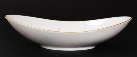 Heinrich madaras tál, jelzett, hibátlan, kézzel festett, 18×31 cm