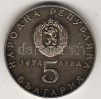 Bulgária 1974. 5L Ag "Felszabadulás" T:2