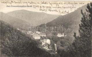 Trencsénteplic-fürdő, Trencianske Teplice; Wertheim Zsigmond kiadása
