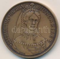 Kelemen Kristóf (1922-) 1987. "MÉE / Erzsébet királyné születésének emlékére" Br emlékérem (42,5mm) T:1-