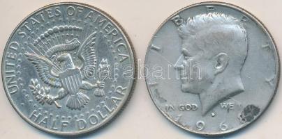 Amerikai Egyesült Államok 1968. 1/2$ Ag "Kennedy" (2x) T:2-
USA 1968. 1/2 Dollar Ag "...