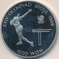 Dél-Korea 1988. 1000W "Olimpia - Asztalitenisz" T:PP South-Korea 1988. 1000 Won "1988 Olympics - Table tennis" C:PP