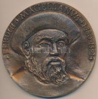 1983. "Magellán Klub Közgyűlése" nagy méretű Br emlékérem dísztokban (99mm) T:1