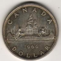 Kanada 1966. 1$ Ag "Kenu" T:1/2