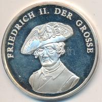 Németország DN. "II. Nagy Frigyes" Ag emlékérem (8.4g/0.999) T:PP Germany ND. "Frederick II the Great" commemorative Ag medallion (8.4g/0.999) C:PP