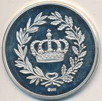 Németország DN. "II. Nagy Frigyes" Ag emlékérem (8.4g/0.999) T:PP
Germany ND. "Freder...