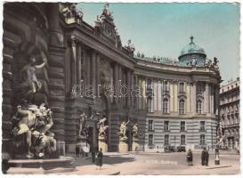 1955 A Budapest Honvéd labdarúgó csapat tagjai által aláírt képeslap (Kocsis Sándor, Palicskó Tibor,...