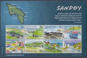 Tájfestmények: Sandoy-sziget kisív, Landscape paintings: Sandoy Island mini sheet