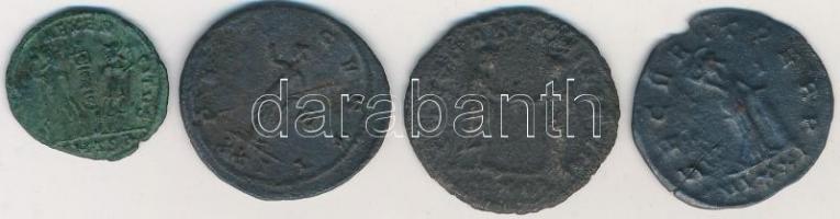 Római Birodalom / 4db bronzpénz T:vegyes
Roman Empire / 4pcs of bronze coins C:mixed