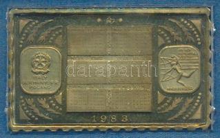 1983. "Naptár / Kézilabda" bélyeg érem ÁPV tokban T:1