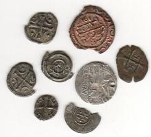 Középkori tétel magyar és külföldi 8 klf Ag T:3,4