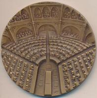 Andrássy Kurta János (1911-2008) DN "A Magyar Népköztársaság Országgyűlése Budapest" Br emlékérem dísztokban (71mm) T:1