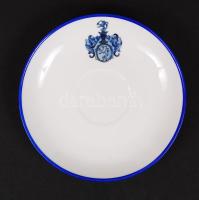 Herendi csésze alátét a Koháry család címerével, hibátlan, d:10,5 cm