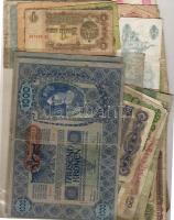 Bankjegy tétel 400db magyar + 750db külföldi régi is új T:II,III,IV
