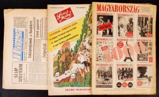 1983-1985 3 db újság: Ludas Matyi, Magyarország, Vasárnapi Hírek Politikai Hetilap