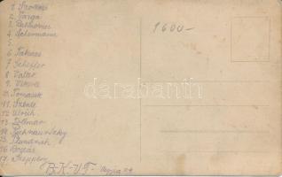 Hungarian football team, group photo (EK)