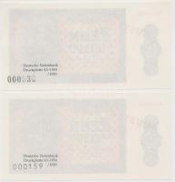 NDK 1954. 10M előlapi próbanyomat "AA 000000" "MUSTER" felülnyomással (2x) hátla...