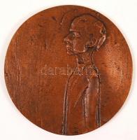 Ligeti Erika (1934-2004): Ars longa. Bronz plakett, két oldalas, jelzett, d: 9,5 cm