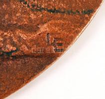 Ligeti Erika (1934-2004): Ars longa. Bronz plakett, két oldalas, jelzett, d: 9,5 cm