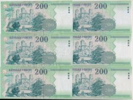 1998-2007. 200Ft (33x) több klf évszámmal és betűjellel T:I-III