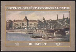 cca 1920 Szt. Gellért fürdő 10 oldalas képes ismertető füzet szép állapotban