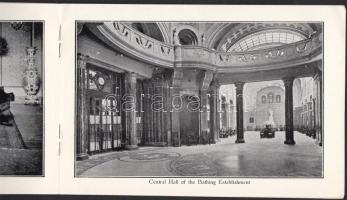 cca 1920 Szt. Gellért fürdő 10 oldalas képes ismertető füzet szép állapotban