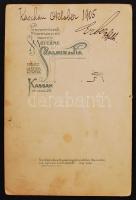 1916 Jenő főherceg Krausz altábornaggyal a lövészárokban fotólap
