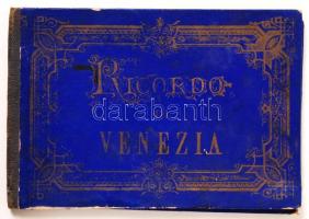 cca 1890 Velence 12 lapos litho leporello / cca 1890 Venezia litho leporello with 12 pages